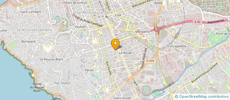localisation de l'entreprise EL ADM DENTAL à MARSEILLE