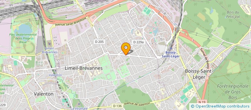 localisation de l'entreprise EL AKREMI TRANSPORT à LIMEIL BREVANNES