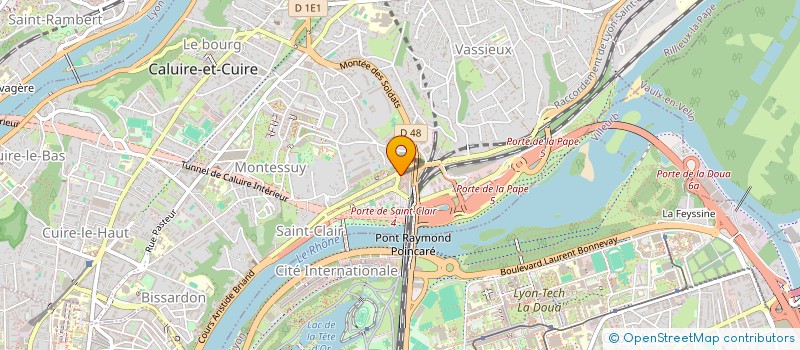 localisation de l'entreprise EL ALAMI OPHTA  CALUIRE-ET-CUIRE