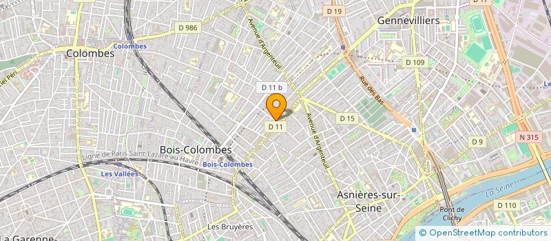 localisation de l'entreprise EL ALAMI REAL ESTATE à BOIS-COLOMBES