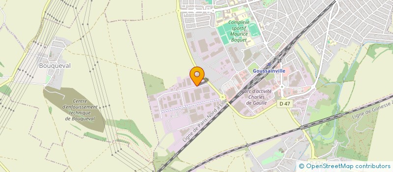 localisation de l'entreprise EL ALAMO  GOUSSAINVILLE