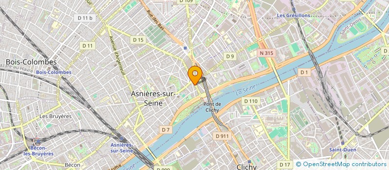 localisation de l'entreprise EL AMAL à ASNIERES-SUR-SEINE