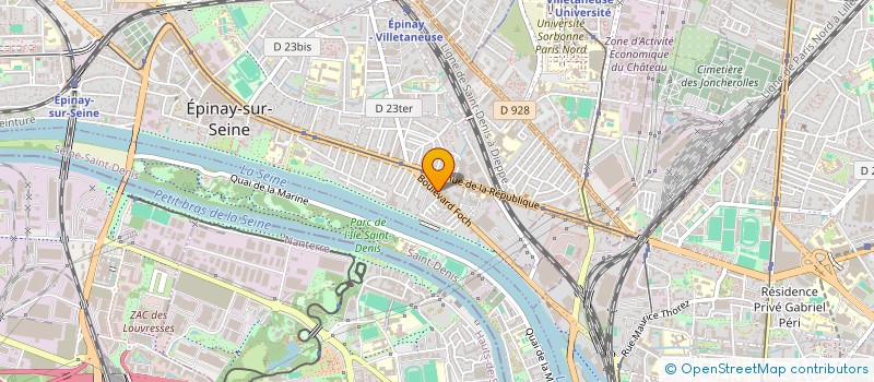 localisation de l'entreprise EL AMAL à EPINAY-SUR-SEINE
