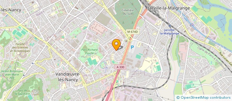 localisation de l'entreprise EL AMAN SARL  VANDUVRE-LES-NANCY