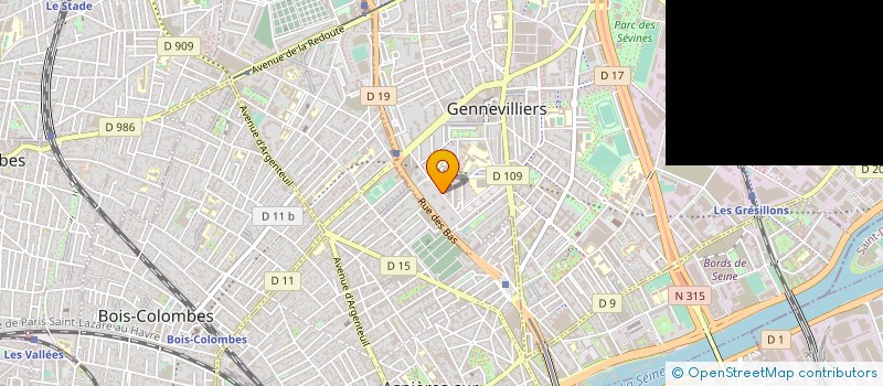 localisation de l'entreprise EL AMEL à GENNEVILLIERS