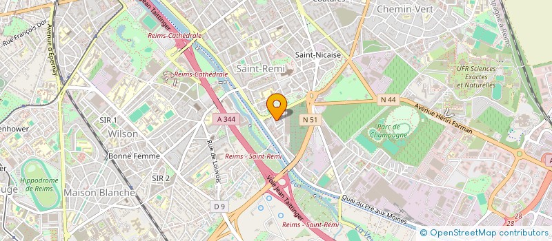 localisation de l'entreprise EL AMIR à REIMS