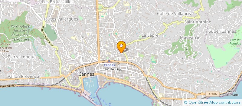 localisation de l'entreprise EL AMRA à CANNES