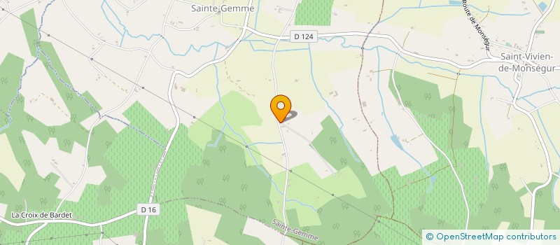 localisation de l'entreprise EL AMRANI-DARQUE  SAINTE-GEMME