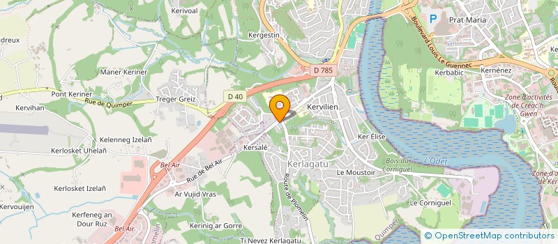 localisation de l'entreprise EL AMRAOUI à QUIMPER