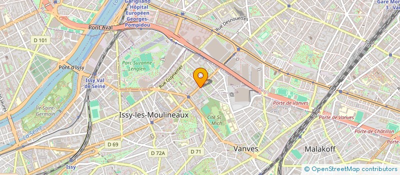 localisation de l'entreprise EL ARE à ISSY-LES-MOULINEAUX