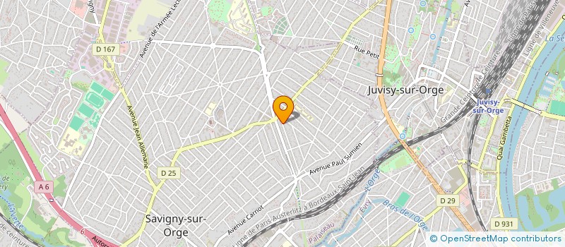 localisation de l'entreprise EL ASHRY à SAVIGNY-SUR-ORGE