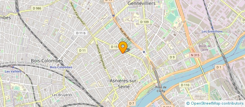 localisation de l'entreprise EL ASSOCIATION FOOTBALL CLUB à ASNIERES-SUR-SEINE