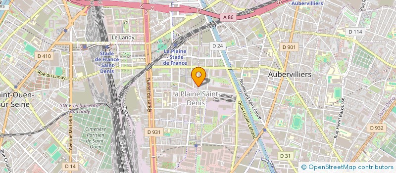 localisation de l'entreprise EL'AT BEAUTE  SAINT-DENIS