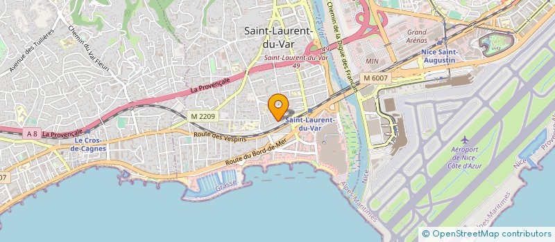 localisation de l'entreprise EL ATRA à SAINT-LAURENT-DU-VAR
