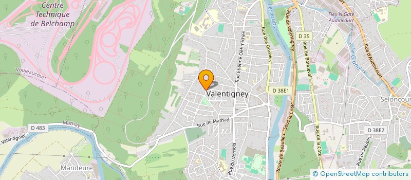 localisation de l'entreprise EL AZOUGAGH  VALENTIGNEY