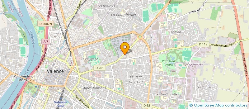 localisation de l'entreprise EL AZZAB  VALENCE