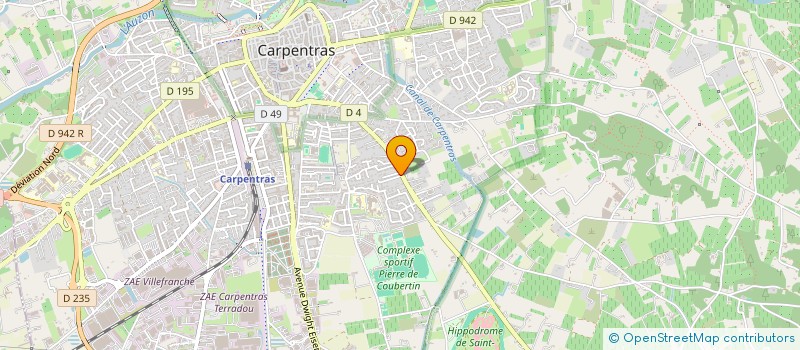 localisation de l'entreprise EL AZZIMANI à CARPENTRAS