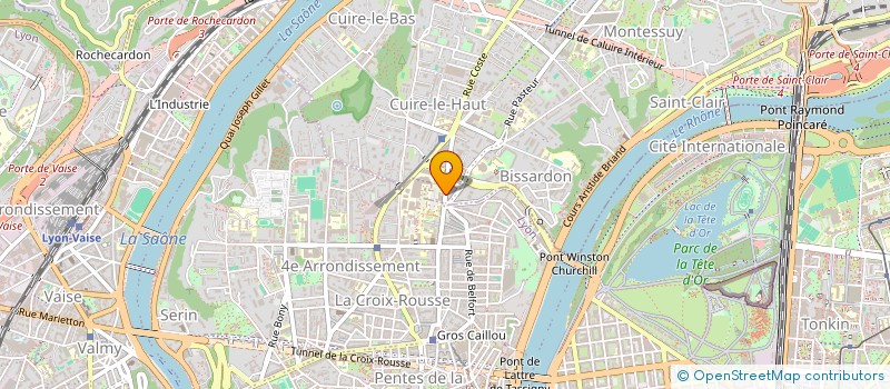 localisation de l'entreprise EL BAHIA  CALUIRE-ET-CUIRE