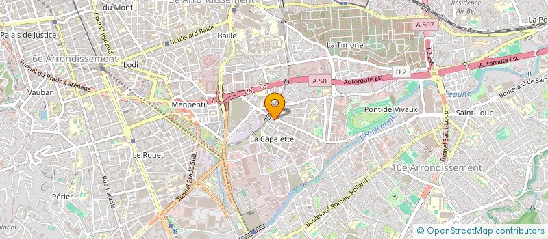 localisation de l'entreprise EL BAHIA à MARSEILLE