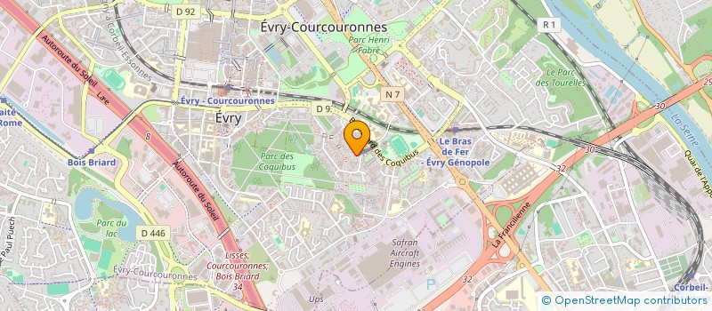 localisation de l'entreprise EL BARAKA à EVRY-COURCOURONNES