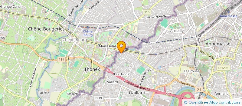 localisation de l'entreprise EL BARAKA à GAILLARD