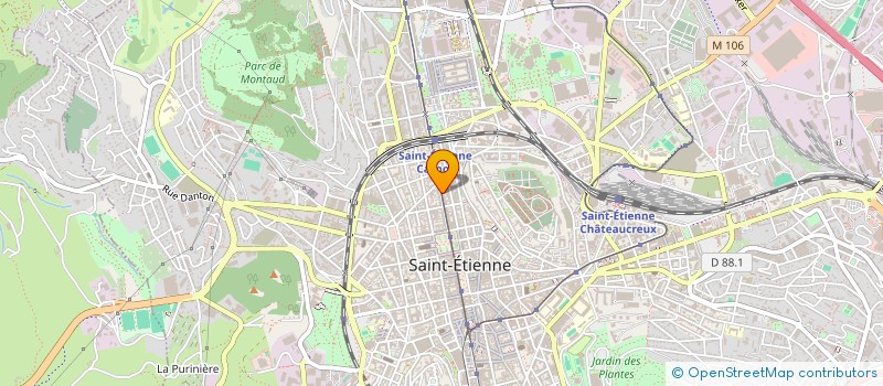 localisation de l'entreprise EL BARAKA  SAINT-ETIENNE