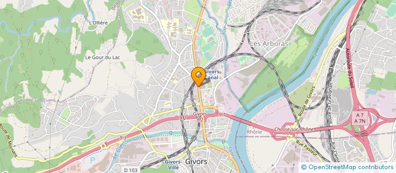 localisation de l'entreprise EL BARAKA à GIVORS