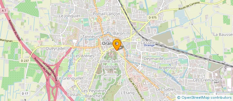 localisation de l'entreprise EL BARAKA à ORANGE