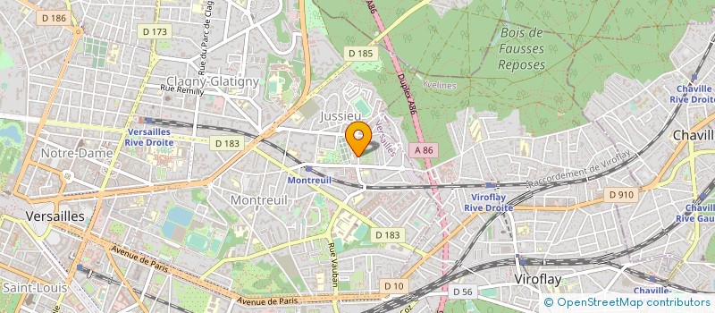localisation de l'entreprise EL BARAKA à VERSAILLES