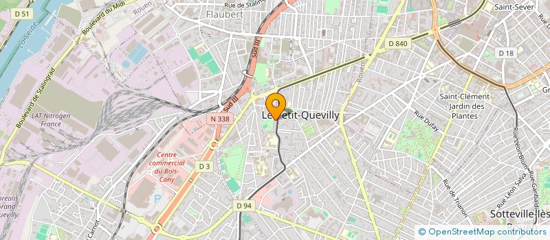 localisation de l'entreprise EL BARAKA à LE PETIT-QUEVILLY