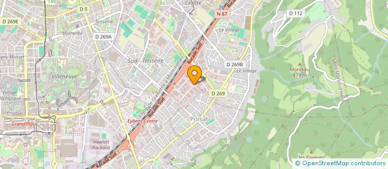 localisation de l'entreprise EL BARAKA à SAINT-MARTIN-D'HERES