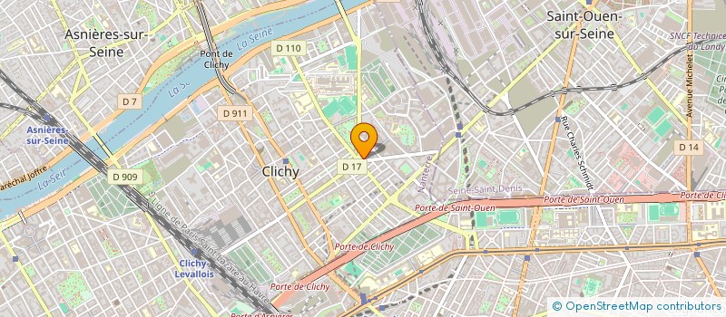 localisation de l'entreprise EL BARAKA à CLICHY