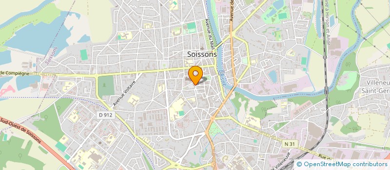 localisation de l'entreprise EL BARAKA à SOISSONS