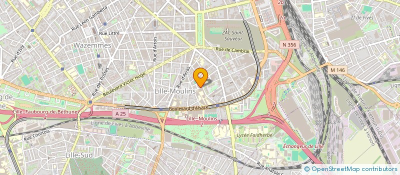 localisation de l'entreprise EL BARAKA à LILLE