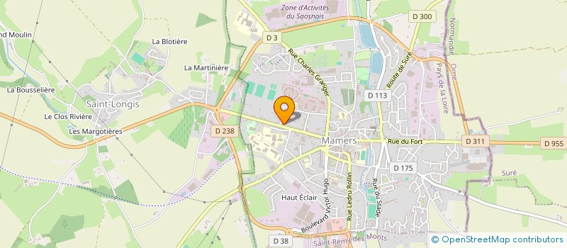 localisation de l'entreprise EL BARAKA 72  MAMERS