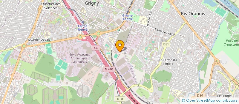 localisation de l'entreprise EL BARAKA à GRIGNY