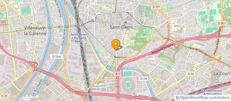 localisation de l'entreprise EL BARAKA à SAINT-DENIS