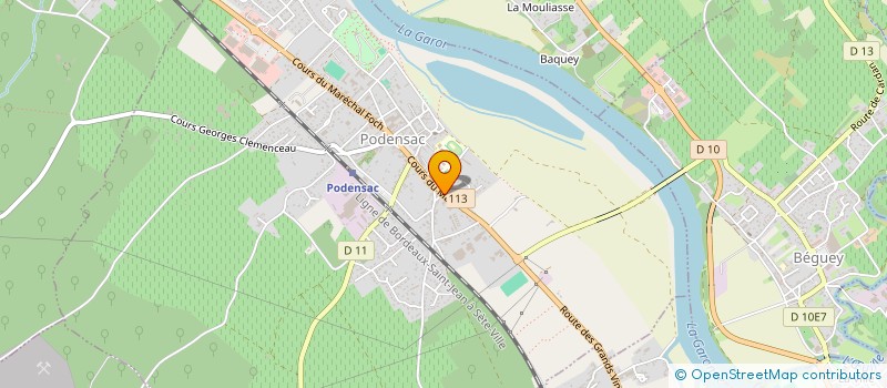 localisation de l'entreprise EL BARAKA  PODENSAC