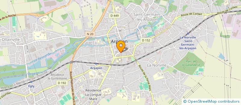 localisation de l'entreprise EL BARAKAA à ARPAJON