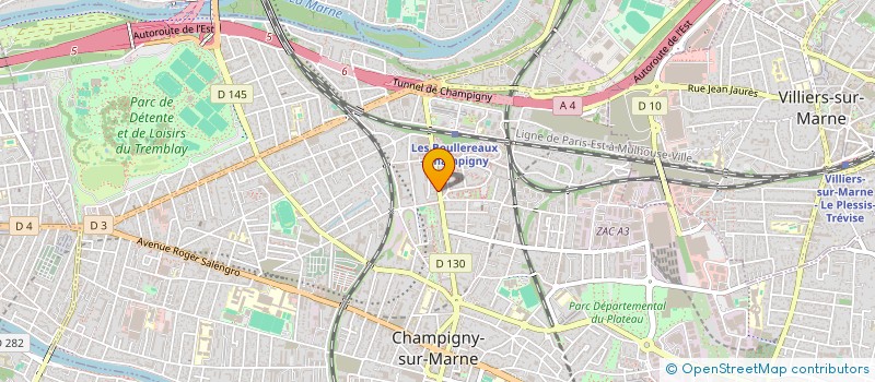 localisation de l'entreprise EL BARKA  CHAMPIGNY-SUR-MARNE