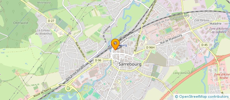 localisation de l'entreprise EL BARRIO  SARREBOURG