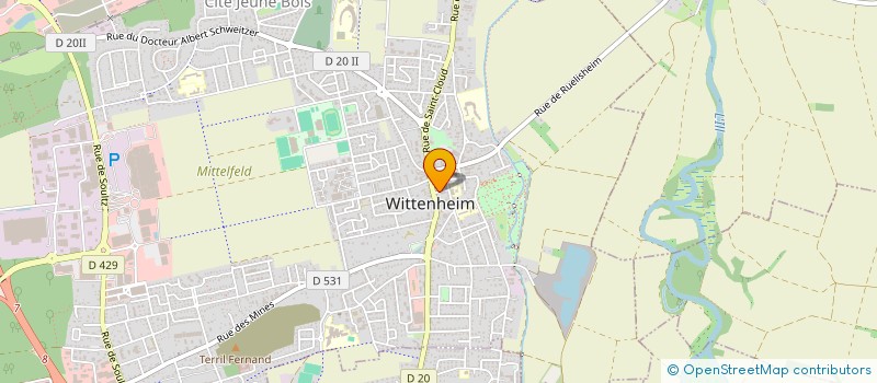 localisation de l'entreprise EL BARRIO  WITTENHEIM