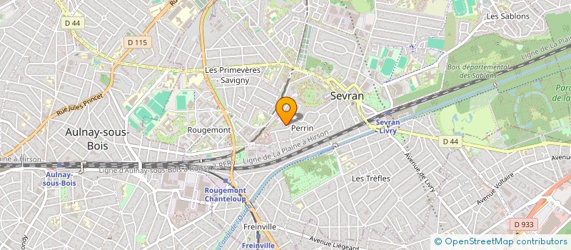 localisation de l'entreprise EL. BAT SARL  SEVRAN