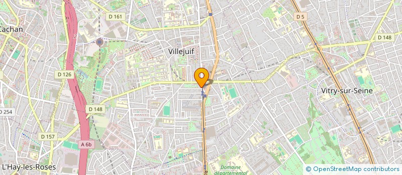 localisation de l'entreprise EL BAYA  VILLEJUIF