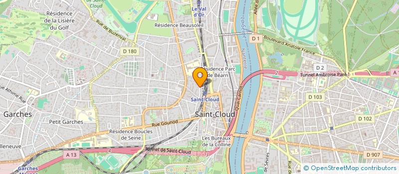 localisation de l'entreprise EL BAZ INDIVISION  SAINT-CLOUD