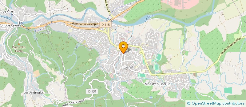 localisation de l'entreprise EL BENVINGUTS à CERET