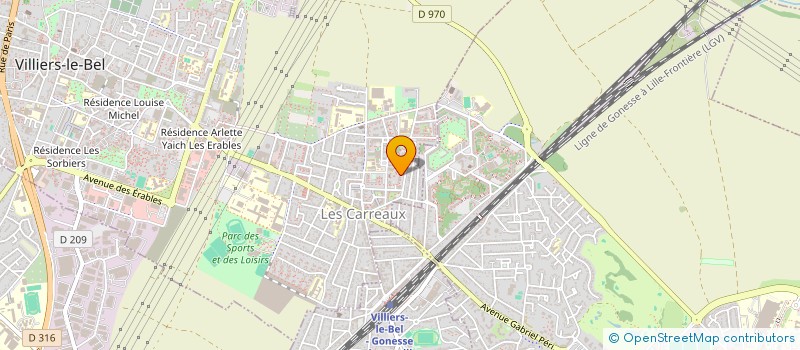 localisation de l'entreprise EL-BEY  VILLIERS-LE-BEL