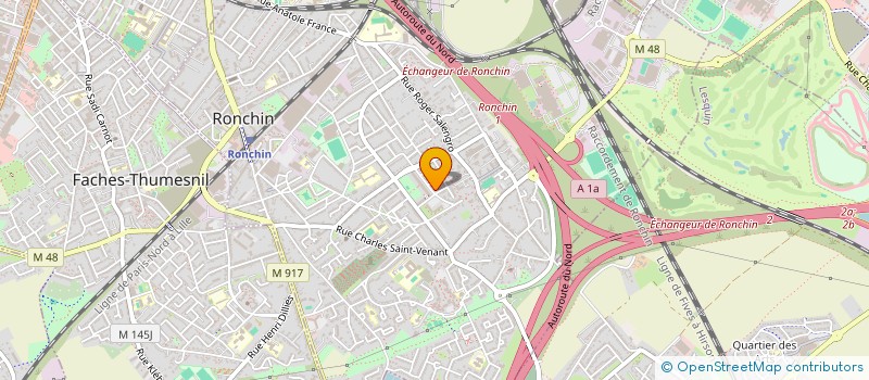 localisation de l'entreprise EL.BKR-HABITAT  RONCHIN