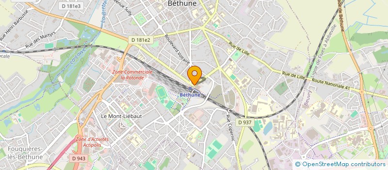 localisation de l'entreprise EL BULLITO à BETHUNE