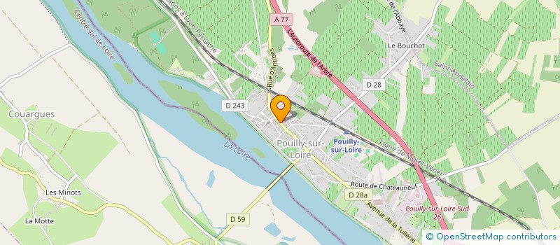 localisation de l'entreprise EL CAMINO  POUILLY-SUR-LOIRE